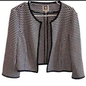 Anne Klein black and white blazer. Size 12